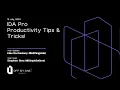 IDA Pro Productivity Tips Tricks