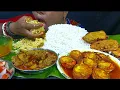 Download Lagu EATING RICE WITH SPICY 🔥 EGG CURRY, DESI CHICKEN CURRY, BEGUNI, EATING SHOW, MUKBANG, ASMR
