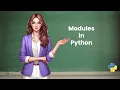 Modules in python Python Built in modules Python for beginners In Telugu