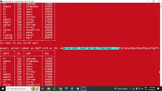 SQL MY SQL DATABASE TOPIC 11 ZERO TO HERO 2K25 BATCH