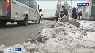 В Омске усилили меры по профилактике гололеда на основных магистралях