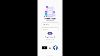 Modern Login Page in Android Studio App Kotlin Software Development