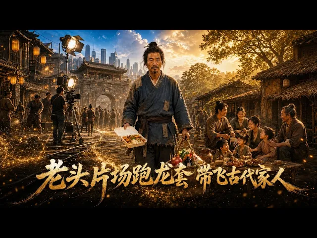 老头片场跑龙套,带飞古代一家人