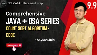 9 9 Count sort algorithm - code Java and DSA