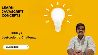 Javascript Concepts Day1 Leetcode js challenge
