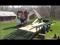 TRICK MY TRACTOR SUPPLY TRAILER - TIE DOWNS GALORE SPARE TIRES STAKE SIDES TOOL BOX AND MUCH MORE