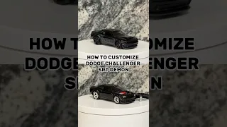 HOW TO CUSTOMIZE DODGE CHALLENGER SRT DEMON