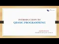 QBASIC FOR BEGINNERS - LECTURE ONE