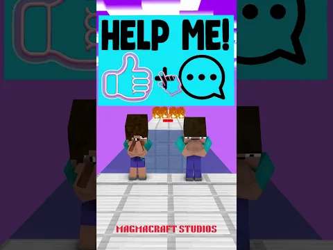 🔥💧 FIRE BOY AND WATER GIRL RACE TO THE FINISH LINE! #minecraft#shorts