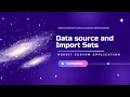 Data Sources and Import sets Custom application Development ServiceNow Application Developer