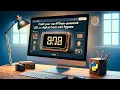 Create Your Own LCD-Style Digital Clock in 5 Minutes with Python PyGame