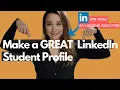How To Make A Linkedin Profile For College Students Career Move
