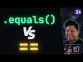 equals vs en Java No te confundas nunca mas