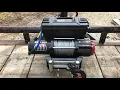 How to build a portable trailer winch - Harbor Freight Badlands 5000