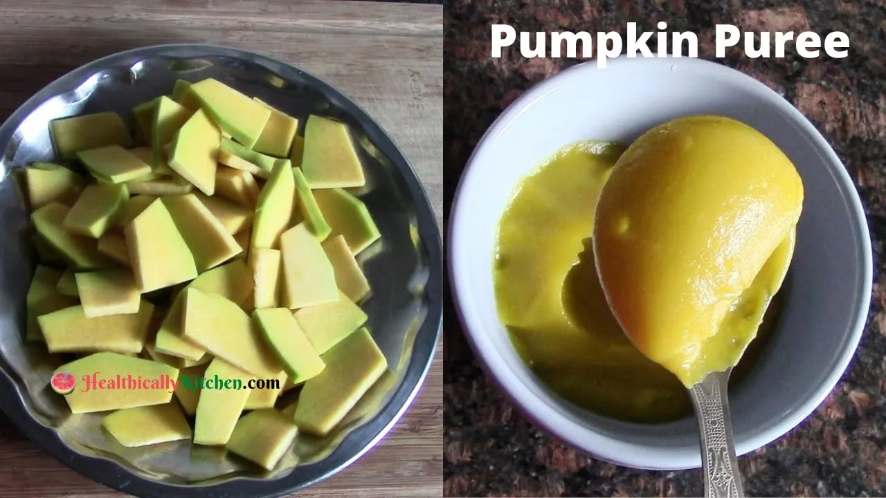 How to make pumpkin puree at home            Healthically Kitchen