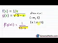 Composition of Functions Domain of a Composite Function Decomposing Functions