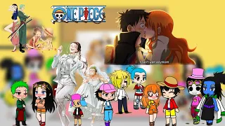 Strawhats reacts to Luffy Nami Zoro Robin Ships