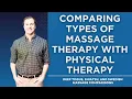 Comparing Types of Massage With Physical Therapy Deep Tissue Swedish or Shiatsu