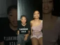 ChloexHalle singing Down on IG Live