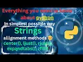 Strings alignment in python