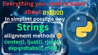 Strings alignment in python