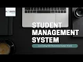 Student Management System Project 1