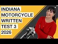 Indiana DMV Motorcycle Endorsement Test 2026 Sample 3