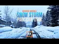 4K SNOW STORM Winter Driving Park City Salt Lake City Utah
