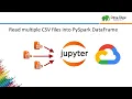 How to read muliple CSV files from Google Cloud Bucket DataEdge Syatems Inc