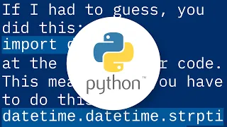 AttributeError datetime module has no attribute strptime