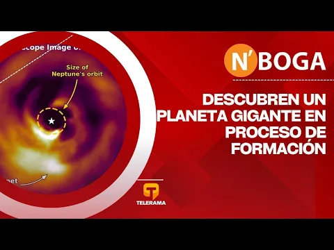 Descubren un planeta gigante en proceso de formación