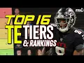 Top 16 Tight End Rankings Tiers 2023 Fantasy Football Advice