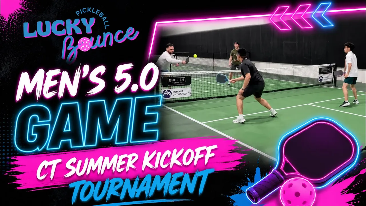 5.0 men’s match ￼ CT summer kickoff Pickleball tournament ￼