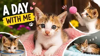 A Day With Our Rescued Kittens 🐱❤️ | Little Paws, Big Love! 🐾✨