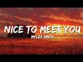 Download Lagu Myles Smith - Nice To Meet You (Mistletoe Version) (Lyrics)