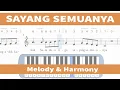 Download Lagu Sayang Semuanya - Melodi \u0026 Harmoni - Not Pianika - Lagu Anak