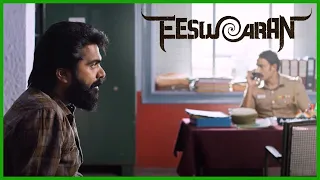 eeswaran tamil movie sudden fight during the course of match silambarasan tr niddhi agerwal