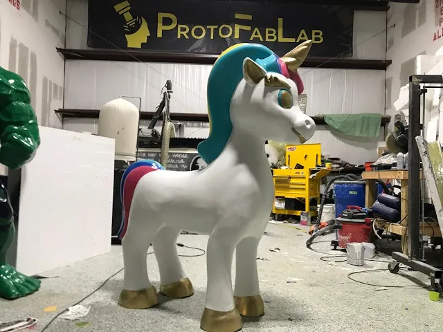 Stylized unicorn video thumbnail