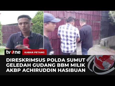 Ditreskrimsus Polda Sumut Geledah Gudang BBM milik AKBP Achiruddin Hasibuan