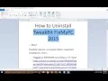 Uninstall TweakBit FixMyPC 2015 Guide