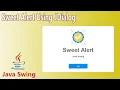 Java Swing - Sweet Alert using JDialog