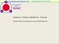 Selenium Python Webdriver Tutorial - Behave BDD Framework