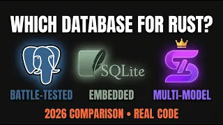 SurrealDB vs PostgreSQL vs SQLite for Rust Apps in 2026 Which Should You Use