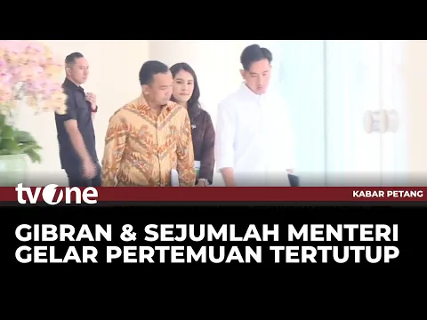 Menteri-Wamen Kabinet Merah Putih Menghadap Wapres Gibran