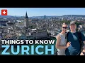 ZURICH SWITZERLAND Travel Guide Things To Know Before You Go