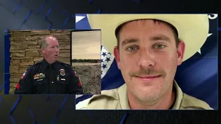 Waco Police Department Sgt Swanton speaks about Deputy Matt Jones funeral