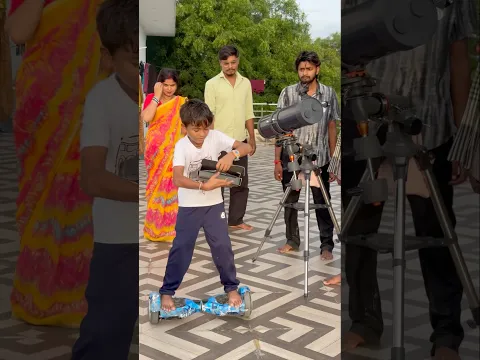 YouTube ne bheja award hoverboard chalate huye khol diya 😁