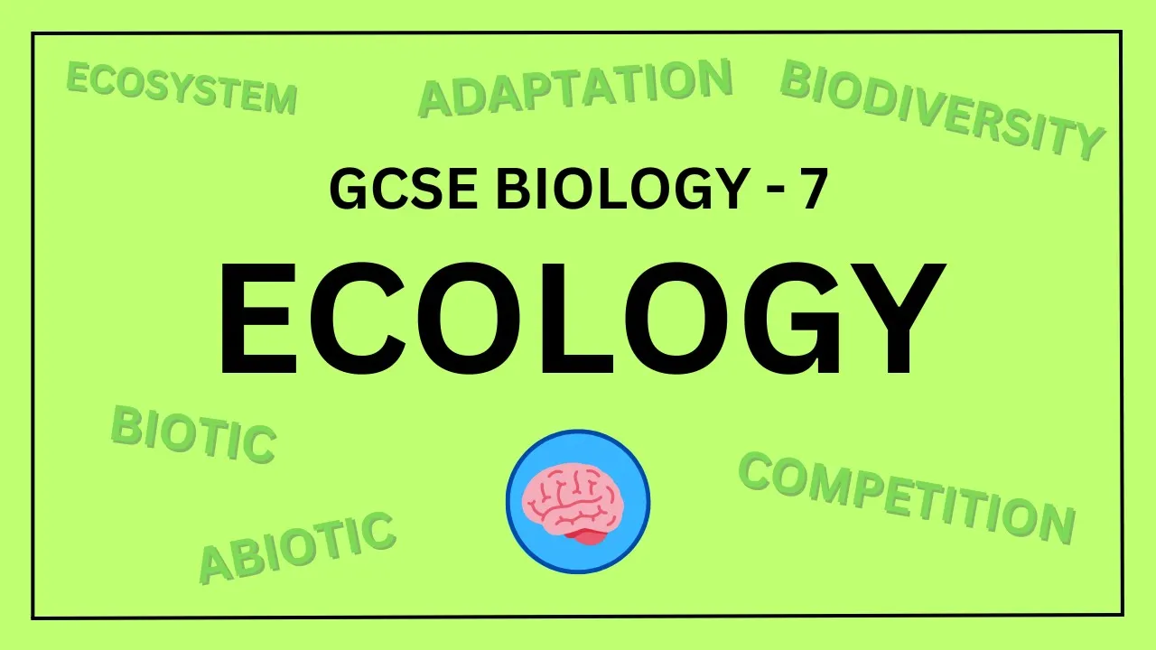 AQA GCSE Biology in 10 Minutes! | Topic 7 - Ecology