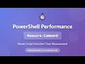 PowerShell Measure-Command Master Script Execution Time Measurement Performance Optimization