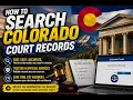 How to search Colorado court records